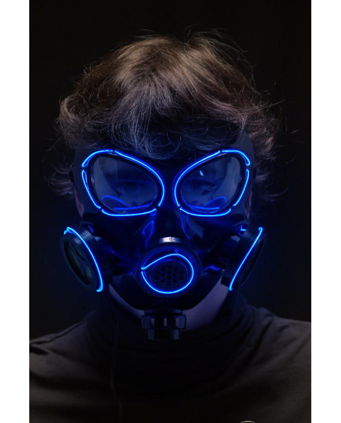 Antigas mask with lighting decorations (batteries not included) in pbh