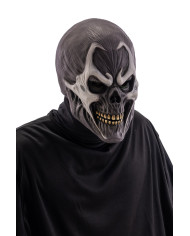 Máscara calavera de látex con etiqueta colgante/etiqueta adhesiva