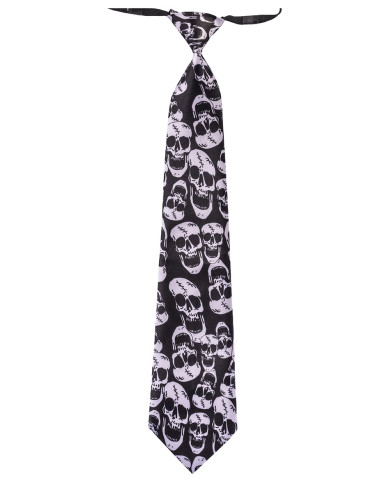 Necktie with skulls in pbh
