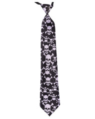 Necktie with skulls in pbh