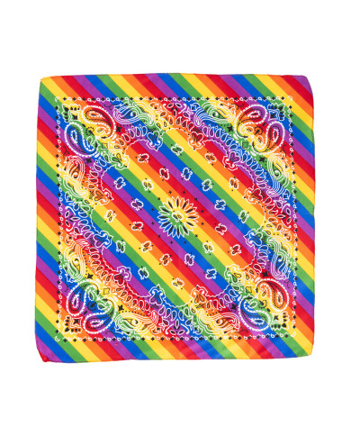 Bandana aus Stoff, ca. 55 x 55 cm, in Beutel mit Aufhänger