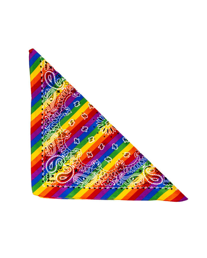 Bandana aus Stoff, ca. 55 x 55 cm, in Beutel mit Aufhänger
