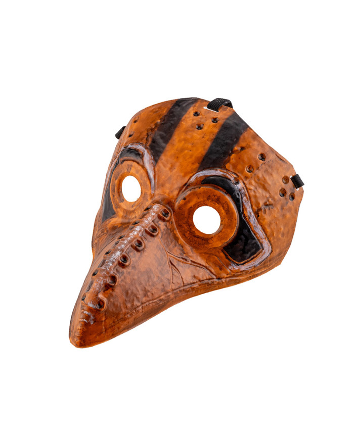 Set corvo horror (maschera in plastica e mantellina con cappuccio) su cartoncino