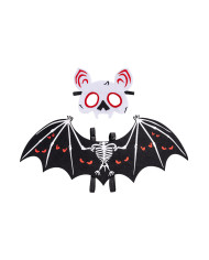Felt bat set (mask and wigs h.cm.58x24) in pbh
