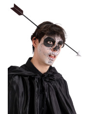 Haarreif Kopfverletzung mit Pfeil auf Pappkarton